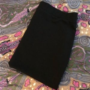 Black pencil skirt